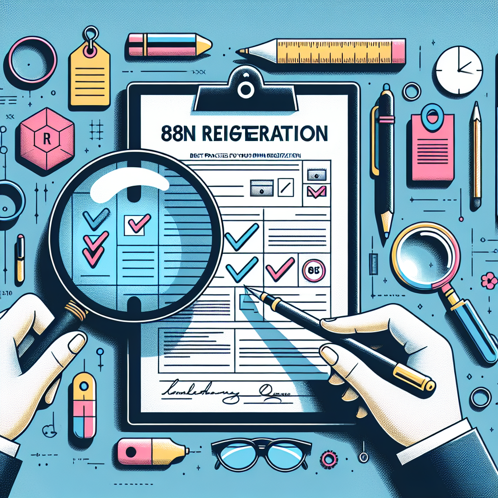 Best Practices for Maintaining Your 88NN Registration