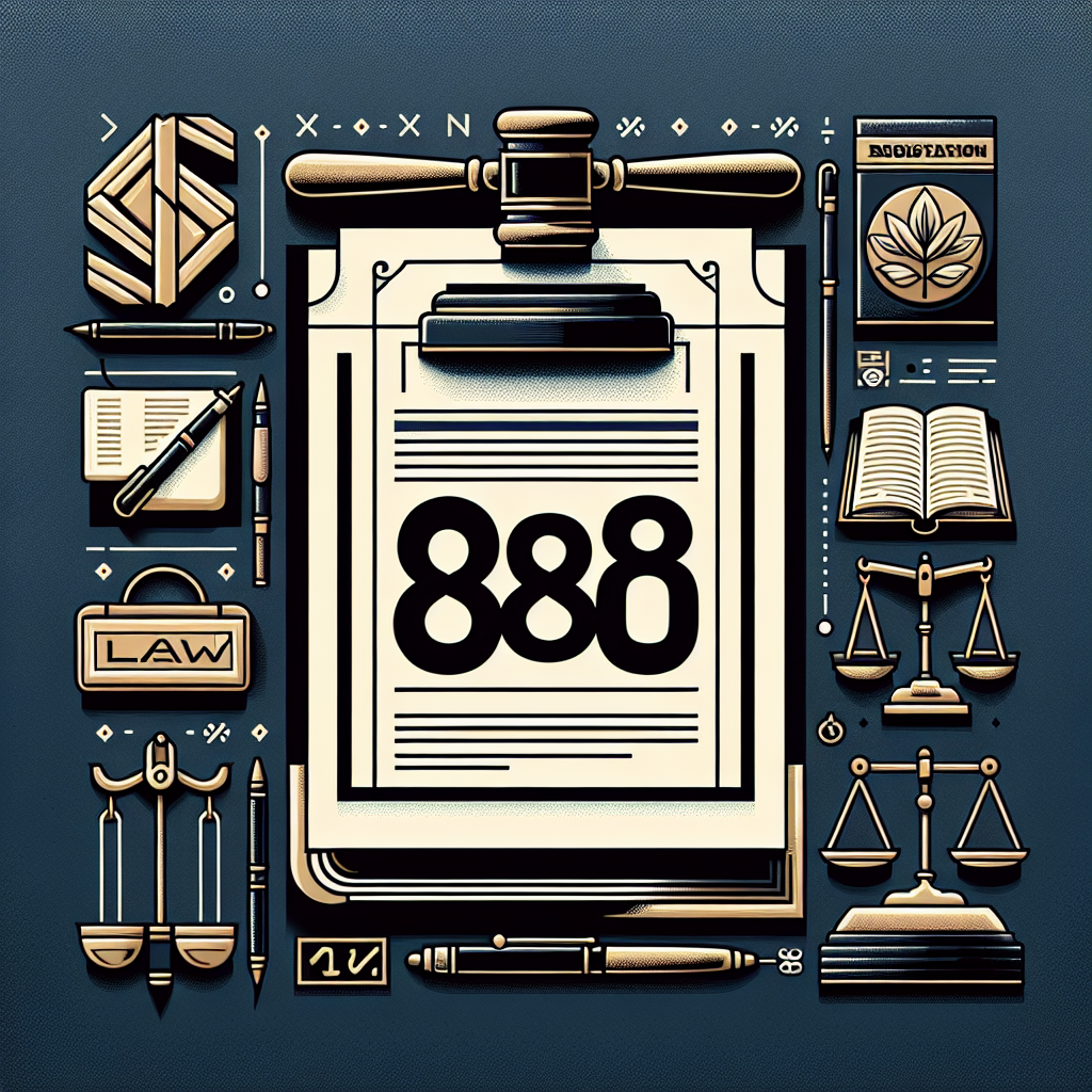 Legal Considerations in 88NN Registration